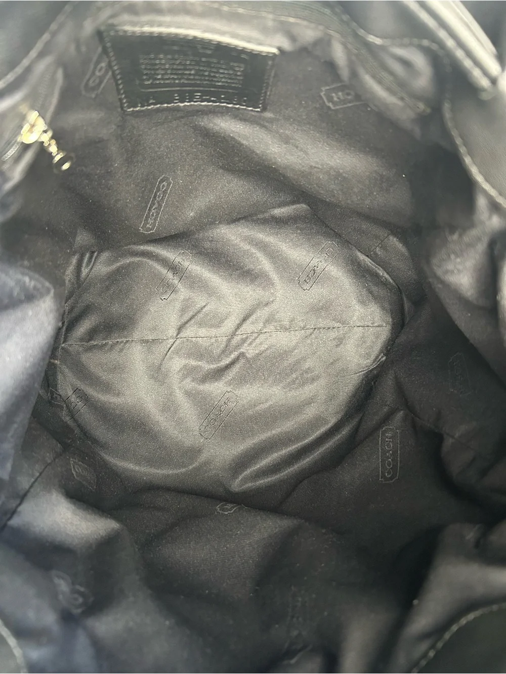 Coach Vintage Lexington Drawstring Bucket Bag 4180 – Black TannedGlove Leather